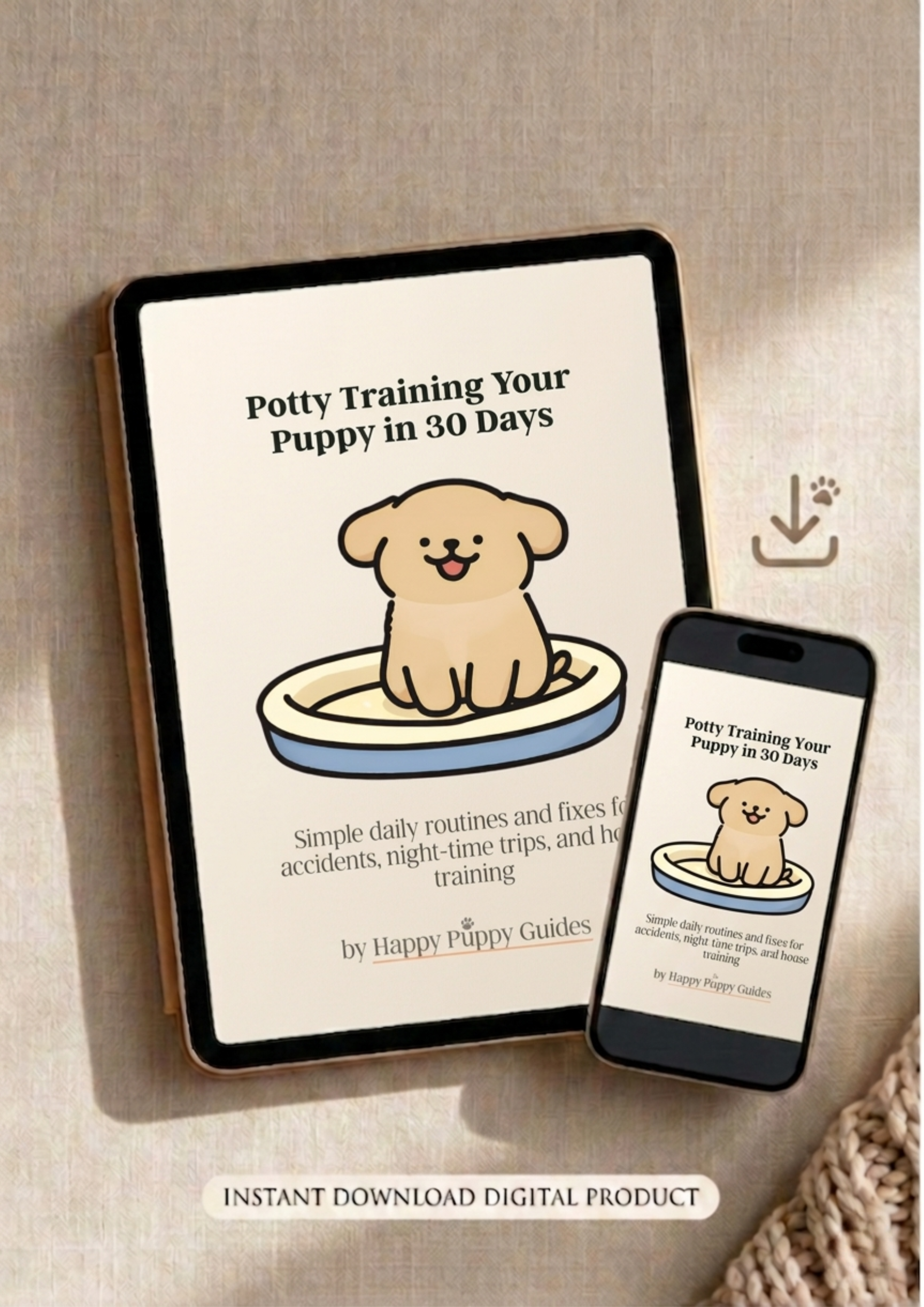 Potty Training Your Puppy in 30 Days (PDF Guide)