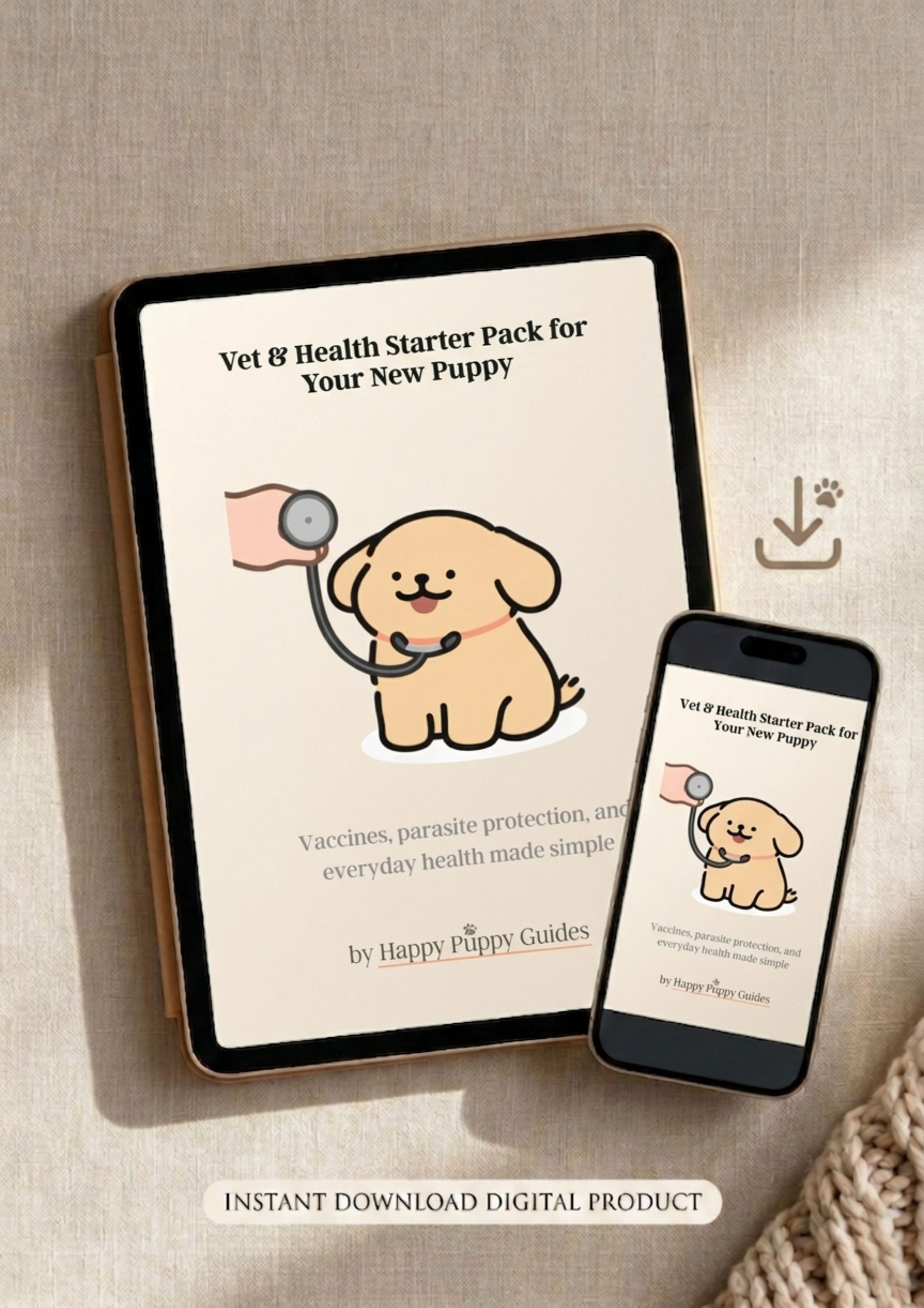 Vet & Health Starter Pack for Your New Puppy (PDF Guide)